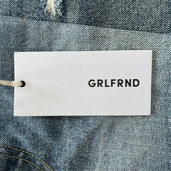 GRLFRND Cindy Shorts in Saturday Night Two Tone Wash Women's Size 26 NWT - Picture 9 of 10